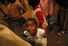 Dans l'oeil d'un enfant, village de Ranomafana