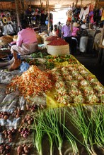 Etal de riz à Manakara