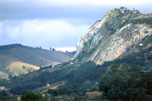 Rocher près de Fianarantsoa, Province de Fianarantsoa