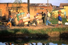pousse-pousse marchandises Tananarive, Province de Tananarive (Antananarivo)